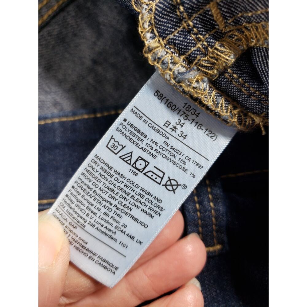 Gap Jeans Size 18 Womens Blue Pants Demin Ladies High Rise Favorite Jegging NWT - Picture 5 of 13
